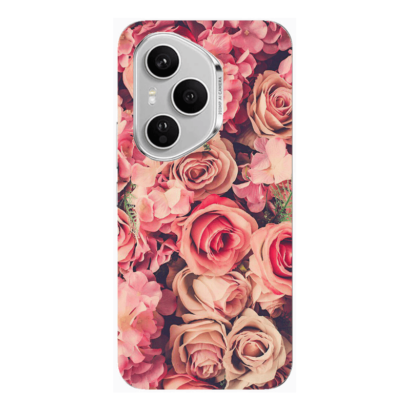 Honor Magic 400 Pro Bud Roses Transparent Silicone TPU Θήκη